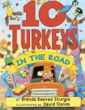 Brenda Reeves Sturgis 10 Turkeys In The Road 