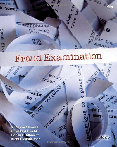 W. Steve Albrecht Fraud Examination 0004 Edition; 