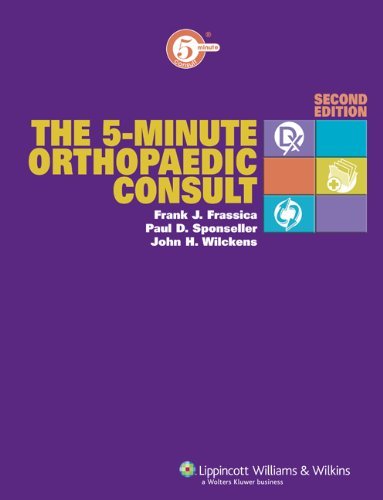 Frank J. Frassica The 5 Minute Orthopaedic Consult 0002 Edition; 