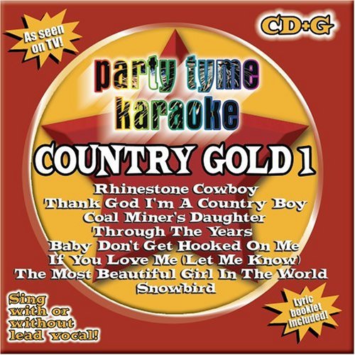 Party Tyme Karaoke Vol. 1 Country Gold Karaoke Incl. Cdg 8+8 Song 