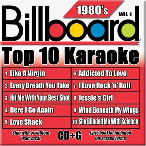 Billboard Top 10 Karaoke/Vol. 1-80's-Billboard Top 10 K@Karaoke@Incl. Cdg/10+10 Song