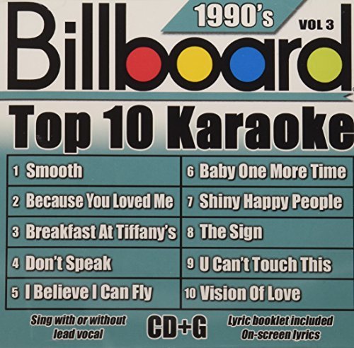 Billboard Top 10 Karaoke/Vol. 3-90's-Billboard Top 10 K@Karaoke@Incl. Cdg/10+10 Song