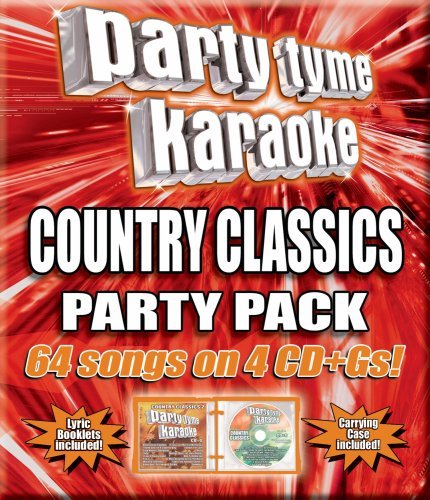 Party Tyme Karaoke Country Classics Party Pack Karaoke Incl. Cdg 4 CD 64 Song 