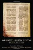 John C. Beckman Williams' Hebrew Syntax Third Edition (revised) 0003 Edition;revised 