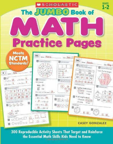 Casey Gonzalez The Jumbo Book Of Math Practice Pages 