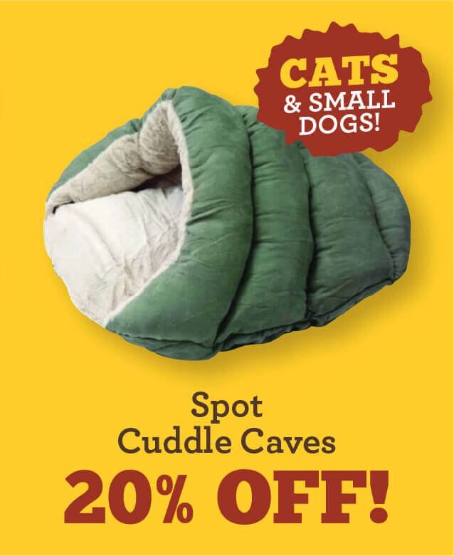 January Specials - Spot Cuddle Caves for 20 percent off