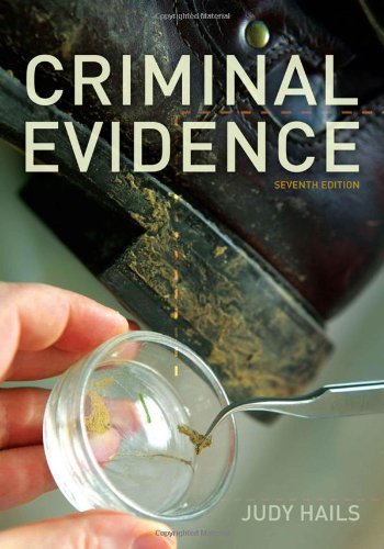 Judy Hails Criminal Evidence 0007 Edition; 