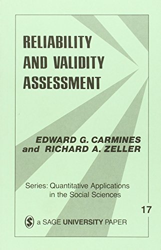 Edward G. Carmines Reliability And Validity Assessment 