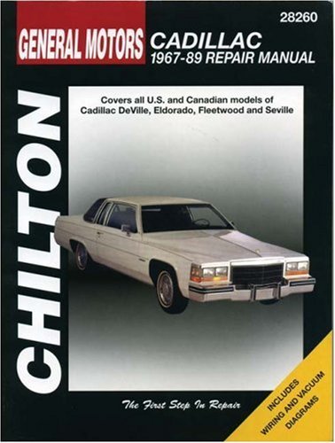 Chilton Automotive Books Gm Cadillac 1967 89 