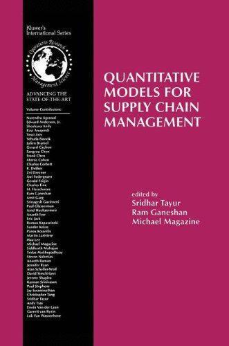 Sridhar Tayur Quantitative Models For Supply Chain Management 1999 