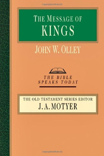 John W. Olley The Message Of Kings 