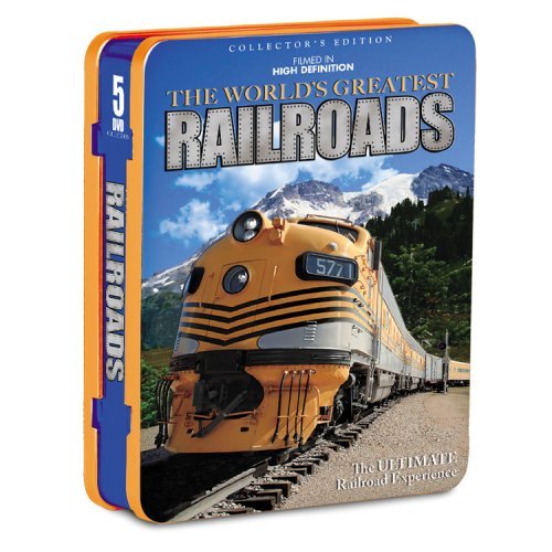 World's Greatest Railroads/World's Greatest Railroads@Coll. Tin@Nr/5 Dvd