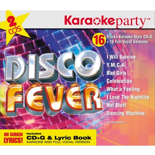 Karaoke Party! Disco Fever Karaoke 2 CD Set Digipak 