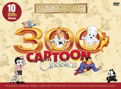 300 Cartoon Classics/300 Cartoon Classics@Nr/10 Dvd