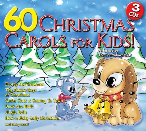Countdown 60 Christmas Carols For Kids 3 CD Set Digipak 