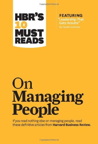 Harvard Business Review/Hbr's 10 Must Reads on Managing People (with Featu