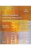 Nancy Burns Understanding Nursing Research Building An Evidence Based Practice 0005 Edition;revised 