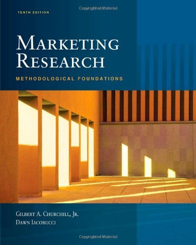 Dawn Iacobucci Marketing Research Methodological Foundations [with Access Code] 0010 Edition; 