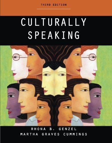 Rhona B. Genzel Culturally Speaking Print On Demand 0003 Edition; 