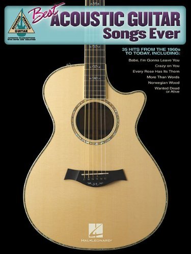 Hal Leonard Publishing Corporation Best Acoustic Guitar Songs Ever 