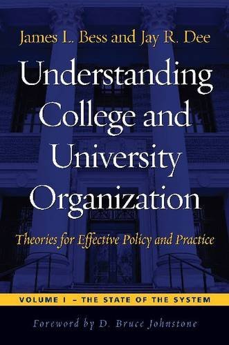 James L. Bess/Understanding College and University Organization@ Theories for Effective Policy and Practice