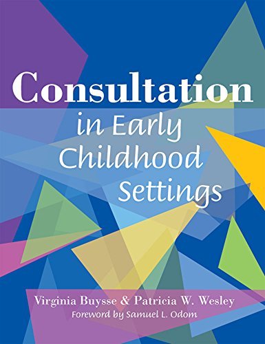 Virginia Buysse Consultation In Early Childhood Settings 