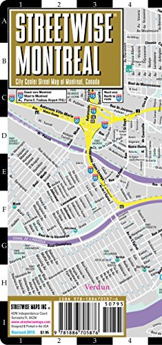 Streetwise Maps Streetwise Montreal Map Laminated City Street Ma Folding Pocket Size Travel Map 2015 Updated 