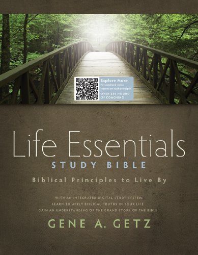 Gene A. Getz Life Essentials Study Bible Hcsb Principles To Live By 
