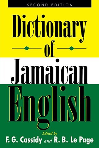 Frederic G. Cassidy/Dictionary of Jamaican English@0002 EDITION;