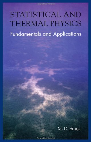 M. D. Sturge Statistical And Thermal Physics Fundamentals And Applications 