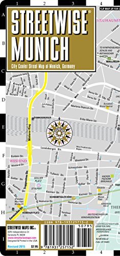 Streetwise Maps Streetwise Munich Map Laminated City Street Map Folding Pocket Size Travel Map 2015 Updated 