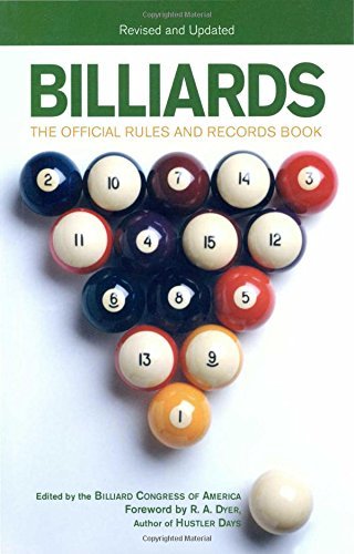 Billiards Congress Of America Billiards Revised And Updated The Official Rules And Records Book Revised 