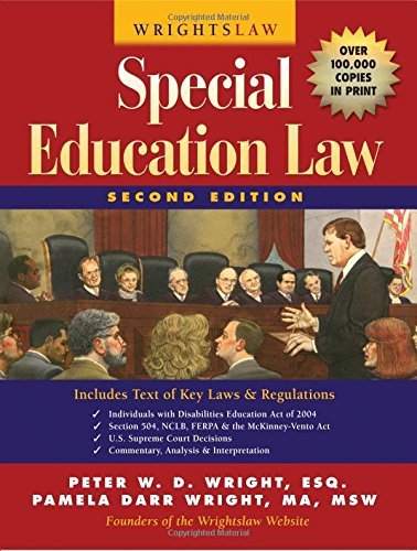 Peter W. D. Wright And Pamela Darr Wright Wrightslaw Special Education Law 2nd Edition 