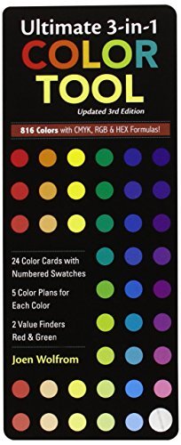 Joen Wolfrom/Ultimate 3-In-1 Color Tool@ -- 24 Color Cards with Numbered Swatches -- 5 Col@0003 EDITION;
