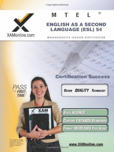Sharon A. Wynne Mtel English As A Second Language (esl) 54 Massachusetts Teacher Certification 