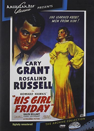His Girl Friday (1940)/Grant/Russell@MADE ON DEMAND@This Item Is Made On Demand: Could Take 2-3 Weeks For Delivery