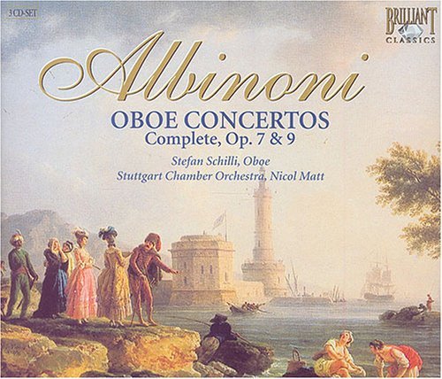 T. Albinoni/Complete Concertos Oboe@Schilli (Ob)/Bender (Vn)@3 Cd