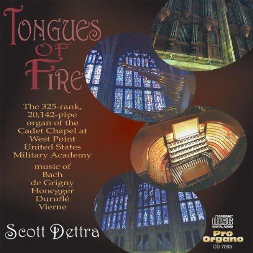 Bach/Honegger/Durufle/Tongues Of Fire@Dettra*scott (Org)