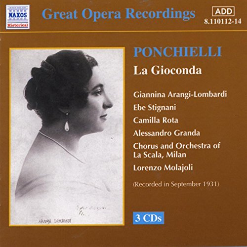 A. Ponchielli/Gioconda-Comp Opera@Arangi-Lombardi/Rota/Granda/&@Molajoli/La Scala