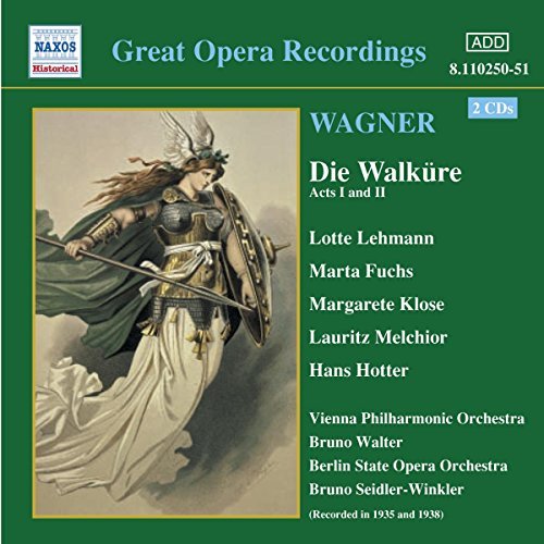 R. Wagner/Walkure-Comp Opera@Lehmann/Fuchs/Klose/&@Seidler-Winkler/Berlin State O