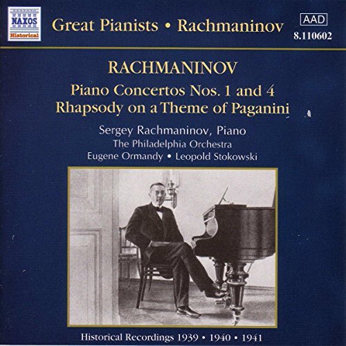 S. Rachmaninoff/Con Pno 1/4/Rhaps Paganini@Rachmaninoff (Pno)@Ormandy & Stokowski/Philadelph