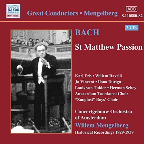 J.S. Bach/St Matthew Passion@Mengelberg