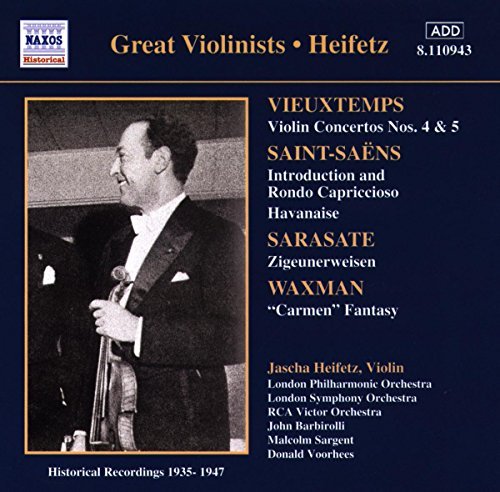 Jascha Heifetz/Plays Vieuxtemps/Saint-Saens/S@Heifetz (Vn)@Various