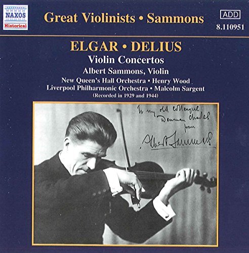 Delius/Elgar/Con Vn/Con Vn (Bm)@Sammons*albert (Vn)@Various