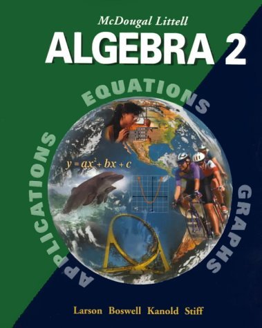 Mcdougal Littel Mcdougal Littell Algebra 2 Student Edition 2001 