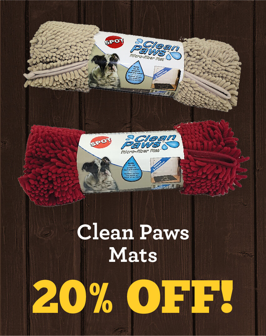 Clean Paws Mats are 20 percent off