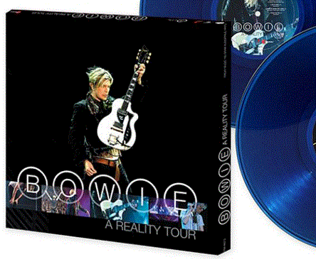 Album Art for A Reality Tour (180 Gram Audiophile Translucent Blue Vinyl/Limited Edition/3 LP Box Set) by David Bowie
