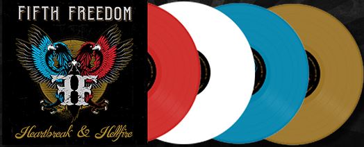 Fifth Freedom/Heartbreak & Hellfire (random colored vinyl)@LTD to 300 copies@vinyl colors match the colors on the cover