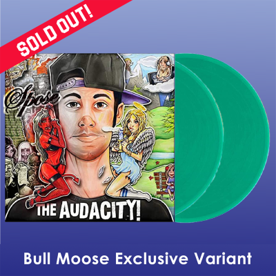 Spose/The Audacity! (green vinyl)@2LP Transparent Green Vinyl@Bull Moose Exclusive No. 21, ltd to 500 copies