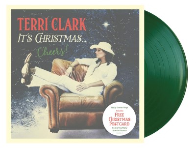 terri-clark-its-christmascheers-holly-green-vinyl-holly-green-vinyl